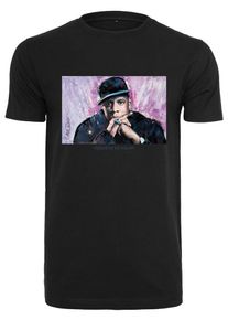 Mister Tee, Herren T-Shirt 'Jay 99 Problems Tee', Himmelblau / Hellpink / Schwarz