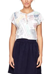 s.Oliver RED LABEL, Damen Bluse, Mischfarben / Weiß