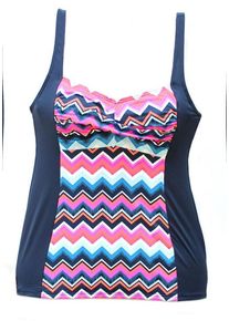 Lascana, Damen Bügel-Tankini-Top, bunt