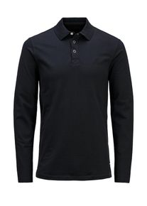 PRODUKT, Herren T-Shirt mit langen &Auml;rmeln Polo-, Schwarz