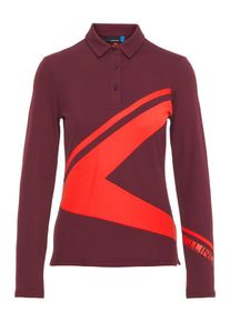 J. Lindeberg J.Lindeberg, Damen Poloshirt 'W Rayen Lux', Bordeaux