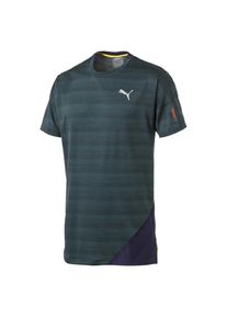 Puma, Herren T-Shirt 'Pace', Nachtblau / Smaragd