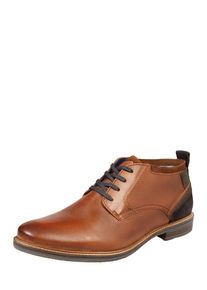 Bugatti, Herren Leder-Schnürschuh, Cognac