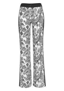 Bruno Banani, Damen Palazzohose, Schwarz / Weiß