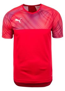 Puma, Herren Fußballtrikot 'Cup', Neonlila / Cranberry
