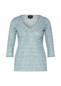 Object, Damen Shirt 'TESSI', Petrol / Weiß