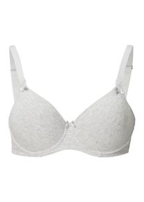 Noppies, Damen Gepolsterter Still-BH 'Cotton Melange', Grau