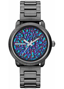 Diesel, Damen Quarzuhr 'DZ5428', Neonblau / Graphit / Dunkellila