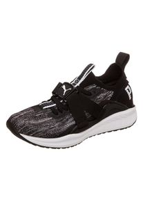 Puma, Damen 'Ignite evoKNIT Lo 2' Sneaker, Schwarzmeliert / Weiß