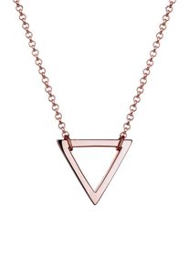 Elli, Damen Halskette 'Dreieck', Rosegold