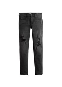 Hollister, Herren Jeans 'WASHED BLACK KNEE DESTROY SKNY', Black Denim