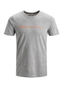 Jack & Jones JACK & JONES, Herren Sportliches T-Shirt, Grau