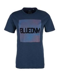 s.Oliver RED LABEL, Herren T-Shirt, Dunkelblau
