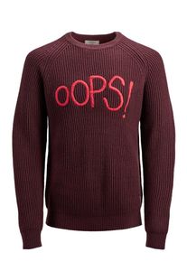 Jack & Jones JACK & JONES, Herren Pullover, Rot / Weinrot