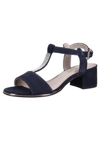 Be Natural, Damen Sandalen, Navy / Silber
