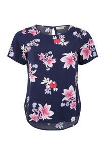 Only Carmakoma, Damen Shirt, Dunkelblau / Mischfarben