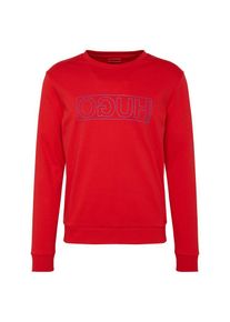 Hugo, Herren Sweatshirt 'Dicago-U5 10184534 01', Rot / Schwarz