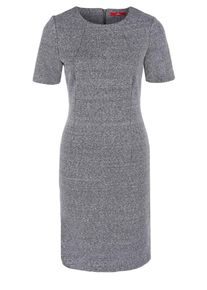 s.Oliver RED LABEL, Damen Figurbetontes Sweatkleid, Grau