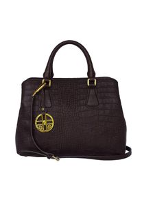 Silvio Tossi, Damen Handtasche, Dunkelbraun