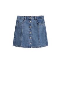 Mango, Damen Rock 'Vicky', Blue Denim