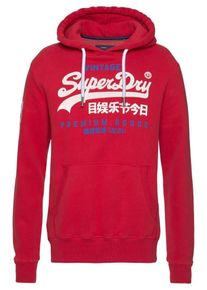 Superdry, Herren Sweatshirt, Rot