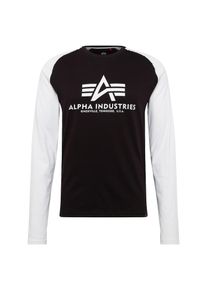 Alpha Industries, Herren Shirt, Schwarz / Wei&szlig;