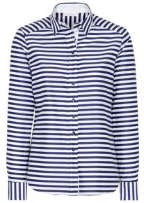 Eterna, Damen Bluse, Marine / Wei&szlig;