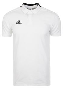 adidas Performance, Herren Poloshirt 'Condivo 18 Cotton', Wei&szlig;
