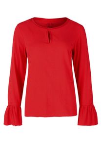 s.Oliver RED LABEL, Damen Blusenshirt, Feuerrot