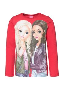 Top Model, M&auml;dchen Langarmshirt, Rot