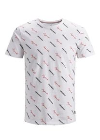 Jack & Jones JACK & JONES, Herren T-Shirt, Rot / Schwarz