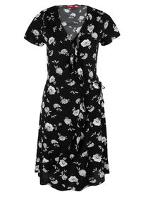 s.Oliver RED LABEL, Damen Kleid, Schwarz / Weiß