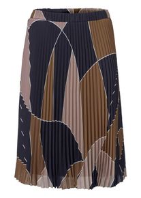 Heine, Damen Plissee-Rock, Marine