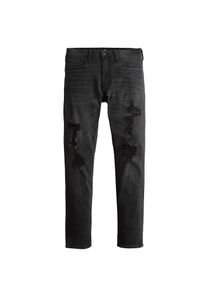 Hollister, Herren Jeans 'WASHED BLACK DESTROY SKINNY 1CC', Black Denim