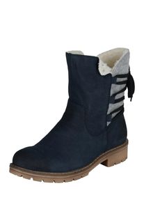Rieker, Damen Stiefel mit Fleece-Futter, Dunkelblau