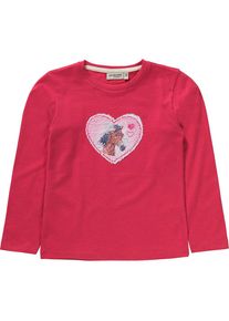 SALT & PEPPER SALT AND PEPPER, M&auml;dchen Langarmshirt, Dunkelpink