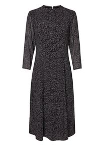 Pieces, Damen Kleid, Navy / Weiß