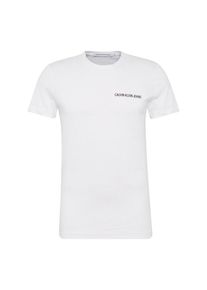 Calvin Klein Jeans, Herren T-Shirt 'SMALL INSTIT LOGO CHEST TEE', Weiß