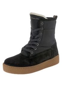 Marc O'Polo Marc O'Polo, Damen Schnürboots, Hellbraun / Schwarz