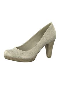 Marco Tozzi, Damen Pumps, Silber / Naturweiß