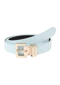 Calvin Klein, Damen Gürtel '2CM METAL LOOPS BELT', Hellblau