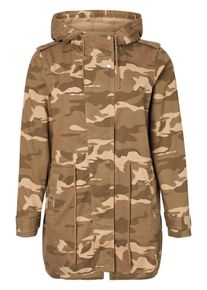 JUNAROSE, Damen Parka, Beige / Hellbeige / Khaki