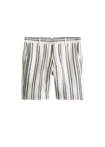 Mango Man, Herren Bermudas 'Ancla-I', Nachtblau / Weiß