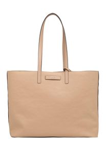 DKNY, Damen Taschen 'BRAYDEN-LG RVSBLE TOTE', Beige / Weiß