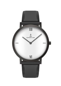 Kapten & Son Kapten & Son, Damen Analoguhr 'Pure Lux', Schwarz