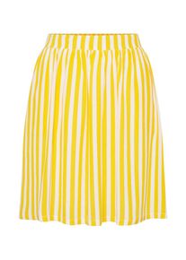minimum, Damen Rock 'Sulajma', Gelb / Wei&szlig;