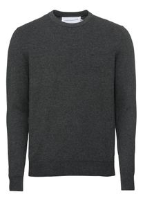 Calvin Klein Jeans, Herren Pullover 'CKJ CHEST LOGO SWEATER', Dunkelgrau