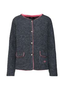 Zwillingsherz, Damen Jacke, Anthrazit / Pink