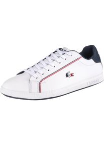 Lacoste, Herren Sneaker 'Graduate 119 3', Nachtblau / Feuerrot / Wei&szlig;