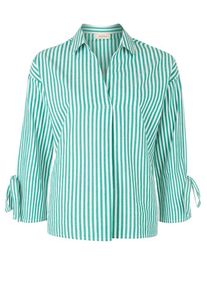 TRIANGLE, Damen Blusenshirt, Gr&uuml;n / Wei&szlig;